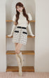 Étoile Check tweedジップスカート
